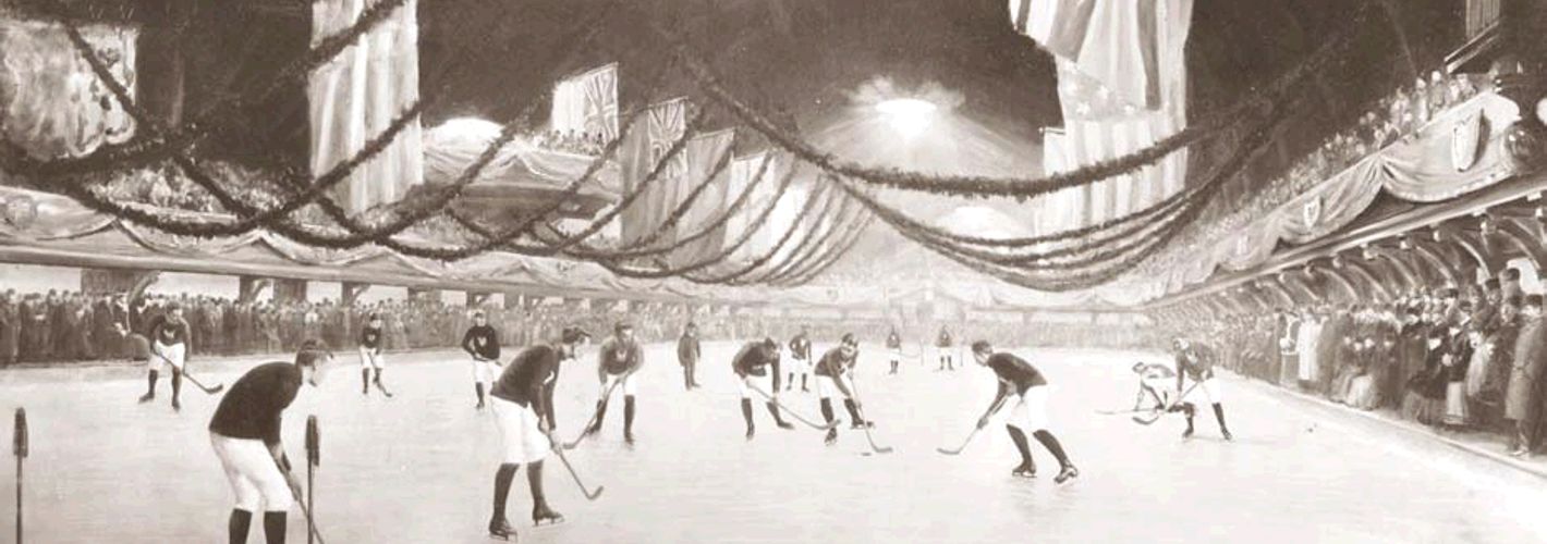 Partie de hockey à Montréal, 1893