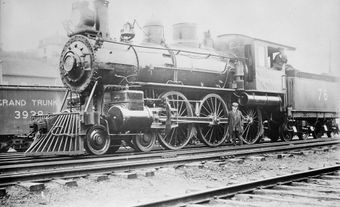 Intercolonial Railway locomotive no. 76, 1938.