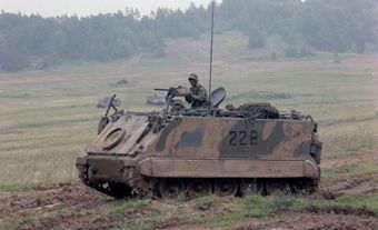 M113 APCs, West Germany, Fallex 84