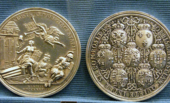 Médaille commémorant le 25<sup>e</sup> anniversaire du traité d'Utrecht