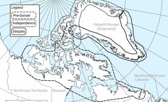 Figure 2: General region of Early Palaeo-Inuit habitation