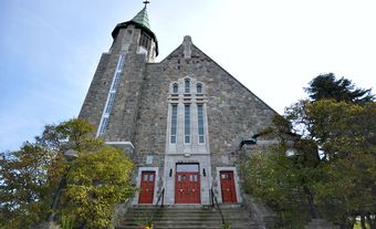 Sainte-Amélie Church in Baie-Comeau, Quebec