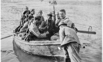 Crossing the Ebro River