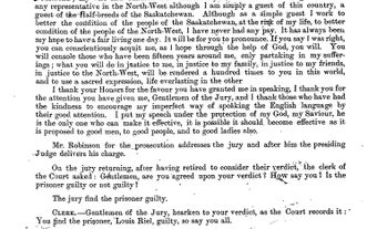 <p><em>The Queen vs. Louis Riel: Accused and Convicted of the Crime of High Treason</em></p>