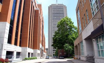 Marie-Guyart Building, also known as Complexe G, in Quebec City