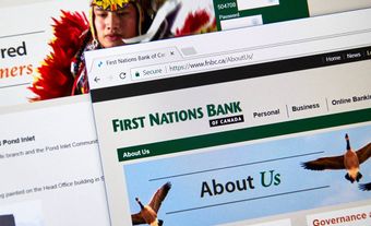 Web Page of First Nations Bank of Canada