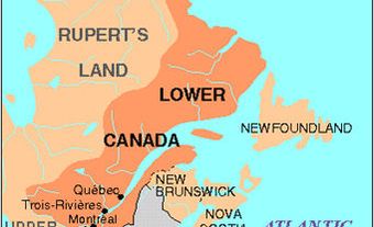 Map of Lower Canada