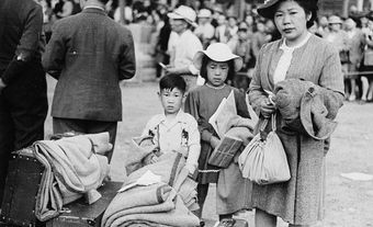 Japanese Canadians Being Relocated in BC, 1942