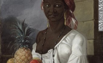François Malépart de Beaucourt, Portrait d'une femme haïtienne, 1786. 