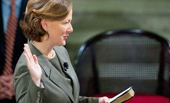 Alison Redford, première ministre de l'Alberta