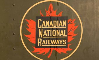 Vintage Canadian National Railways Logo