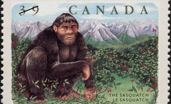 The Sasquatch postage stamp, Canada