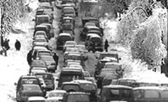 Tempête de verglas, Montréal