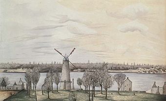 Site of the Battle of the Windmill, Prescott.  
