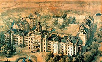Toronto's Provincial Lunatic Asylum in 1850