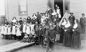 Residential School Students