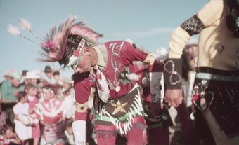 Powwow Dancer, Western Canada, August 1953