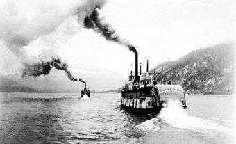 Steamers on Kootenay Lake