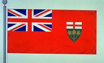 Drapeau de l'Ontario