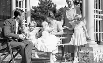 Famille royale des Pays-Bas à Ottawa, en 1943