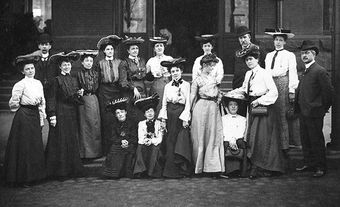 Membres fondatrices du Canadian Women's Press Club (1904)