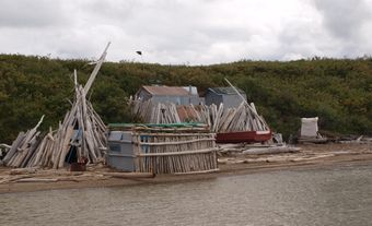 Inuvialuit whaling camp 