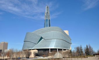 Le Musée canadien pour les droits de la personne à Winnipeg, au Manitoba