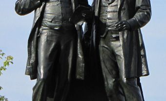 Statue of Robert Baldwin and Louis-Hippolyte Lafontaine