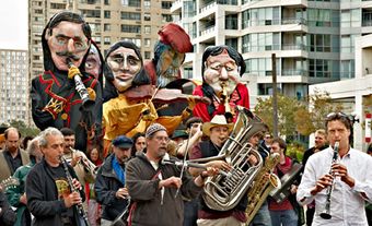 Ashkenaz Festival Parade Puppets