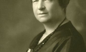 Marie Gérin-Lajoie (née Lacoste) en 1928.
