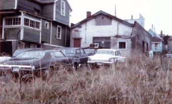 413, rue Prior à Hogan's Alley, 1973, Vancouver (Colombie-Britannique).