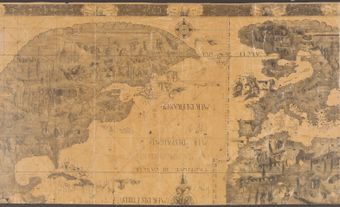 Carte de Pierre Desceliers, 1546