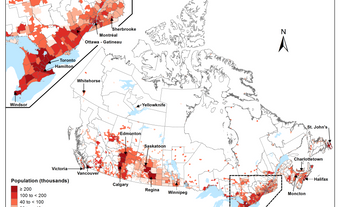 Population Distribution in Canada