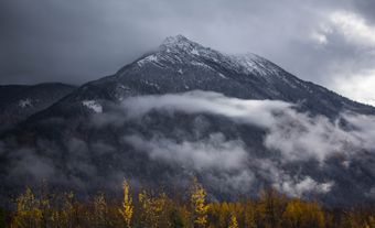 Valley in the Rocky Mountains.