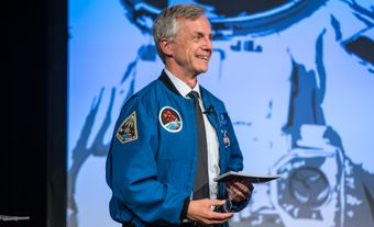 Former Canadian Space Agency astronaut Robert Thirsk, 24 June 2019.