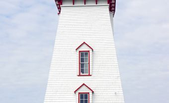 American C.J. Haley built a lobster factory under the lighthouse in Souris in 1877.