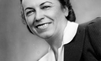 Black and white photograph of Viola MacMillan