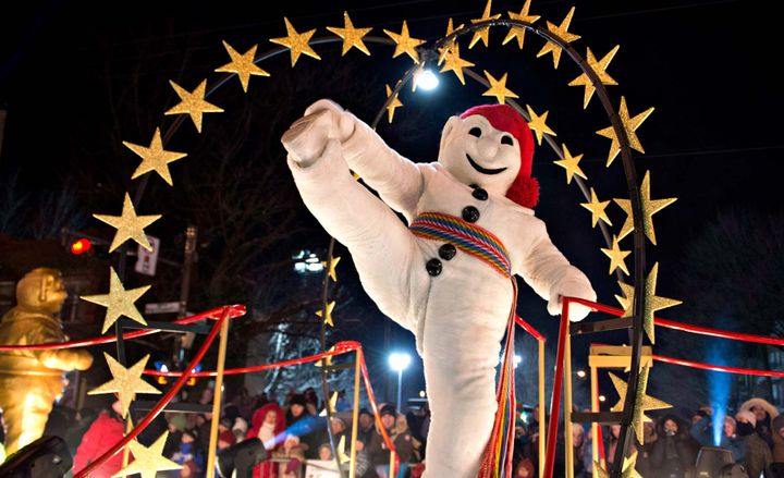 Bonhomme Carnaval at the Quebec Winter Carnival, 2013.