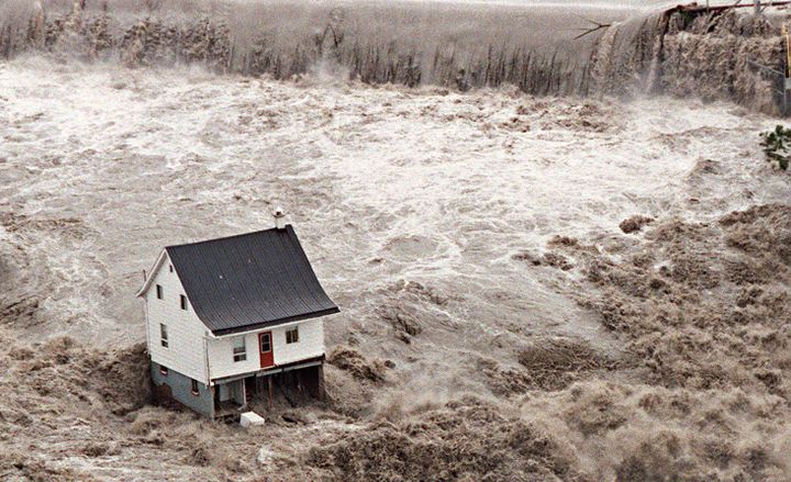 Chicoutimi River Flood, 21 July 1996