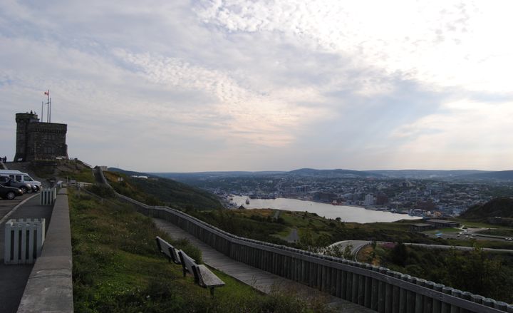 Signal Hill and St. John's in the distance.