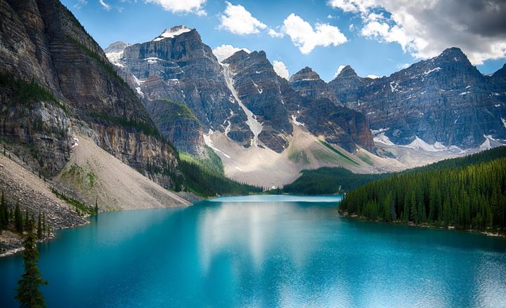 Moraine Lake in Banff National Park, 2012